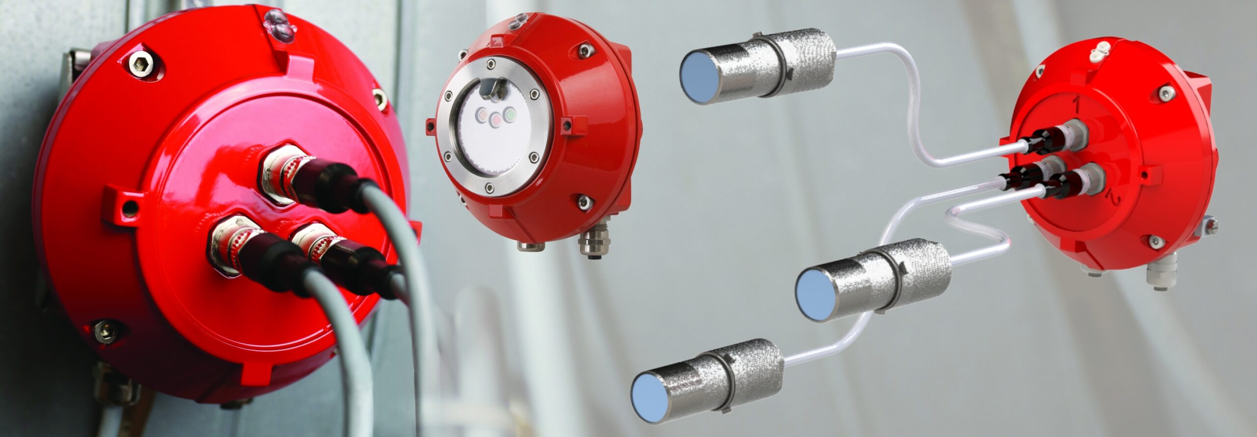 FLAMEX offers a number of different models of IR spark detectors, smoke, heat and flame detectors to address a broad range of industrial applications.