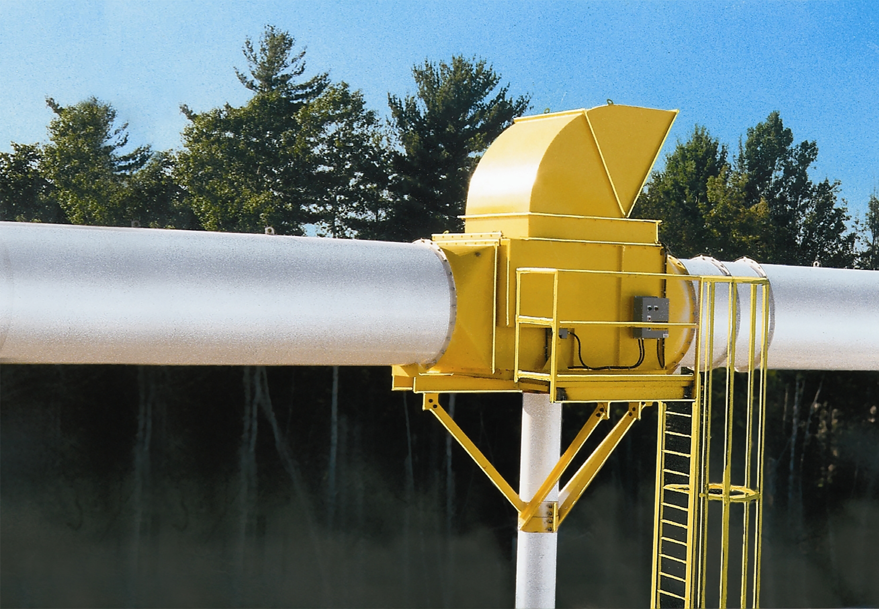 A high speed Abort Gate is a high-speed return air damper that contains a spring assisted blade that is usually held in place by an electromagnet.